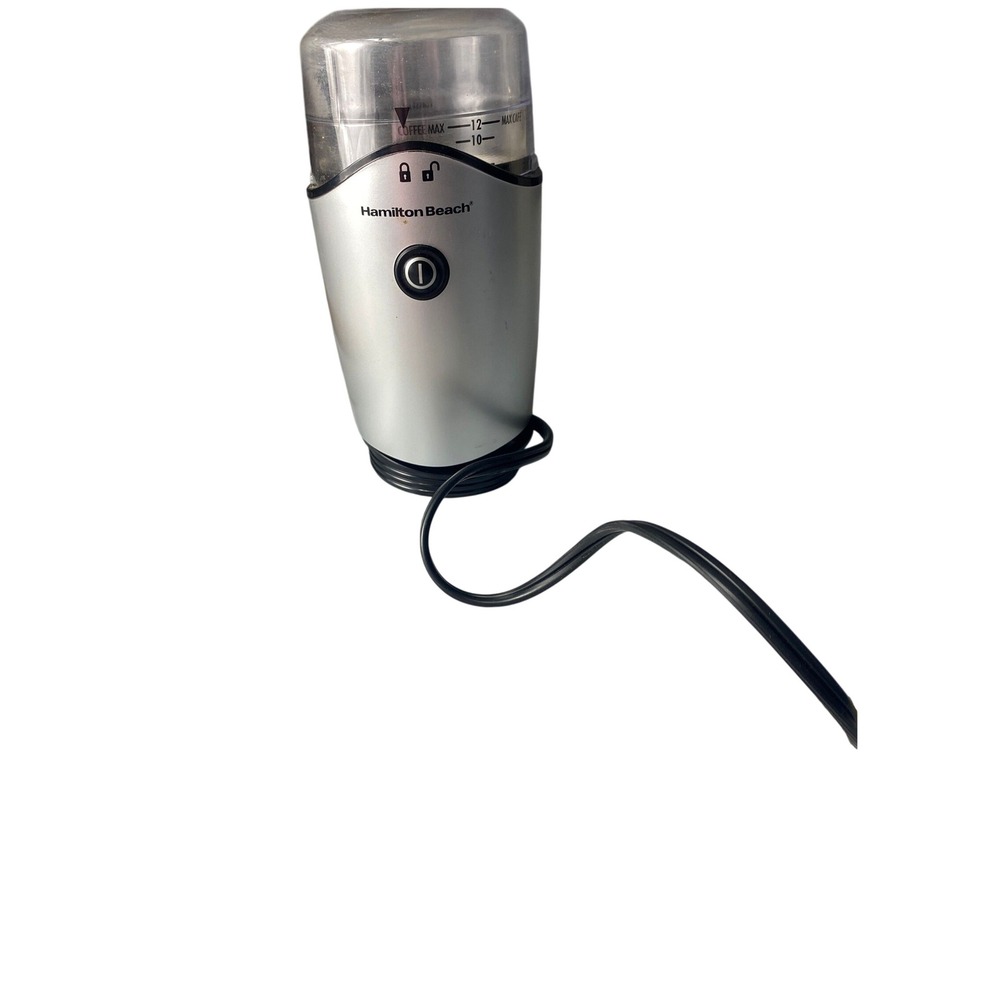 Hamilton Beach Electric Coffee Grinder Silver Stainless Steel Blade 12‎ Cup